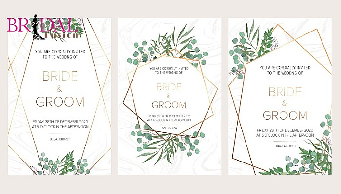 BF The Top 10 Trending Wedding Menu Cards 