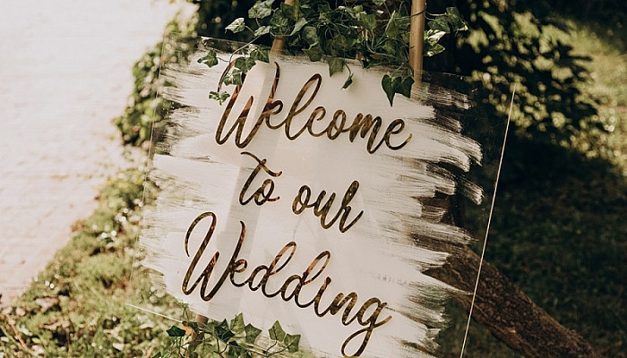 Wedding Welcome Sign